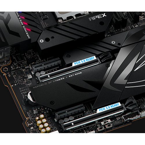Материнська плата Asus ROG MAXIMUS Z790 APEX ENCORE (s1700, Intel Z790) Factory Recertified купити з перевіркою сумісності: огляд, характеристики, ціна у Києві, Львові, Вінниці, Хмельницькому, Івано-Франківську, Україні | інтернет-магазин TELEMART.UA фото