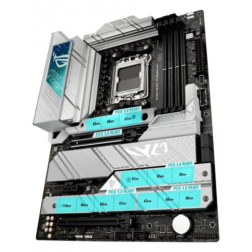 Купить Материнская плата Asus ROG STRIX X670E-A GAMING WIFI (sAM5, AMD X670E) Factory Recertified с проверкой совместимости: обзор, характеристики, цена в Киеве, Днепре, Одессе, Харькове, Украине | интернет-магазин TELEMART.UA фото