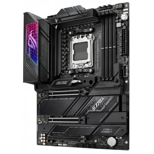Купить Материнская плата Asus ROG STRIX X670E-E GAMING WIFI (sAM5, X670E) Factory Recertified с проверкой совместимости: обзор, характеристики, цена в Киеве, Днепре, Одессе, Харькове, Украине | интернет-магазин TELEMART.UA фото