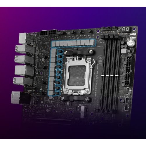 Купить Материнская плата Asus ROG STRIX X670E-E GAMING WIFI (sAM5, X670E) Factory Recertified с проверкой совместимости: обзор, характеристики, цена в Киеве, Днепре, Одессе, Харькове, Украине | интернет-магазин TELEMART.UA фото