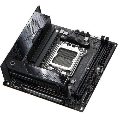 Материнська плата Asus ROG STRIX X670E-I GAMING WIFI (sAM5, AMD X670E) Factory Recertified купити з перевіркою сумісності: огляд, характеристики, ціна у Києві, Львові, Вінниці, Хмельницькому, Івано-Франківську, Україні | інтернет-магазин TELEMART.UA фото