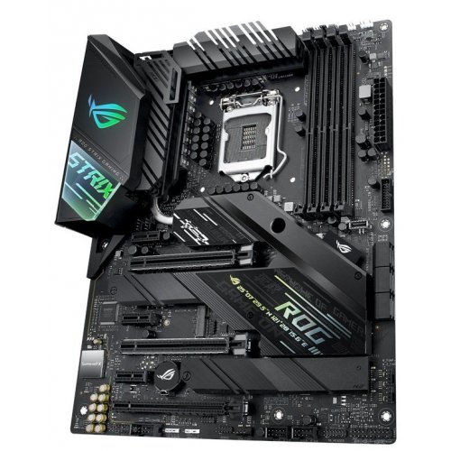 Материнська плата Asus ROG STRIX Z490-F GAMING (s1200, Intel Z490) Factory Recertified купити з перевіркою сумісності: огляд, характеристики, ціна у Києві, Львові, Вінниці, Хмельницькому, Івано-Франківську, Україні | інтернет-магазин TELEMART.UA фото