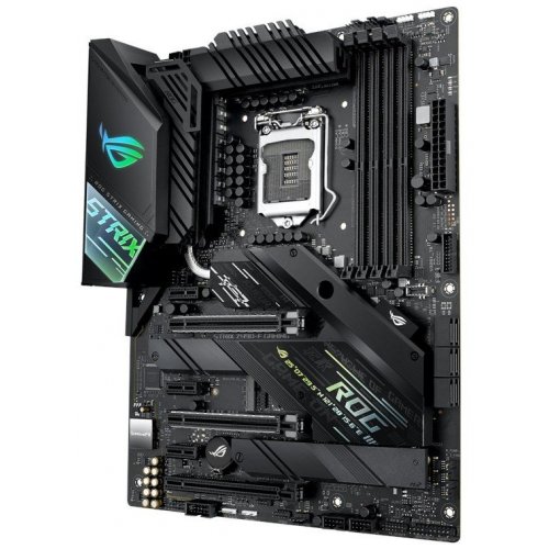 Материнська плата Asus ROG STRIX Z490-F GAMING (s1200, Intel Z490) Factory Recertified купити з перевіркою сумісності: огляд, характеристики, ціна у Києві, Львові, Вінниці, Хмельницькому, Івано-Франківську, Україні | інтернет-магазин TELEMART.UA фото