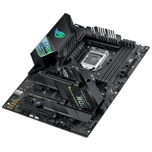 Материнська плата Asus ROG STRIX Z490-F GAMING (s1200, Intel Z490) Factory Recertified купити з перевіркою сумісності: огляд, характеристики, ціна у Києві, Львові, Вінниці, Хмельницькому, Івано-Франківську, Україні | інтернет-магазин TELEMART.UA фото