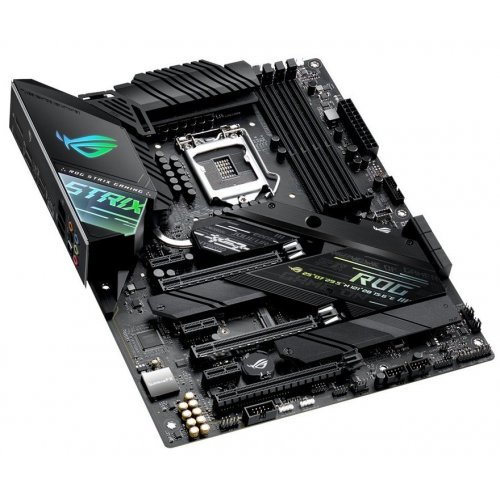 Материнська плата Asus ROG STRIX Z490-F GAMING (s1200, Intel Z490) Factory Recertified купити з перевіркою сумісності: огляд, характеристики, ціна у Києві, Львові, Вінниці, Хмельницькому, Івано-Франківську, Україні | інтернет-магазин TELEMART.UA фото