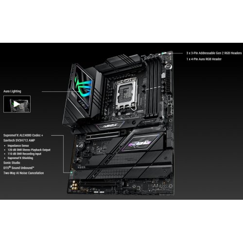 Купить Материнская плата Asus ROG STRIX Z790-F GAMING WIFI II (s1700, Intel Z790) Factory Recertified с проверкой совместимости: обзор, характеристики, цена в Киеве, Днепре, Одессе, Харькове, Украине | интернет-магазин TELEMART.UA фото