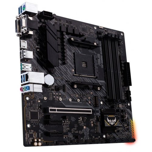 Купить Материнская плата Asus TUF GAMING A520M-PLUS (sAM4, AMD A520) Factory Recertified с проверкой совместимости: обзор, характеристики, цена в Киеве, Днепре, Одессе, Харькове, Украине | интернет-магазин TELEMART.UA фото