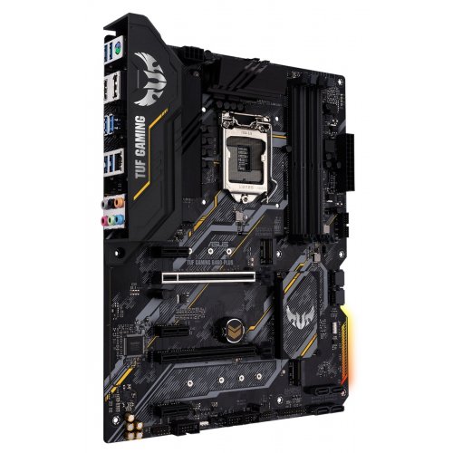 Купить Материнская плата Asus TUF GAMING B460-PLUS (s1200, Intel B460) Factory Recertified с проверкой совместимости: обзор, характеристики, цена в Киеве, Днепре, Одессе, Харькове, Украине | интернет-магазин TELEMART.UA фото