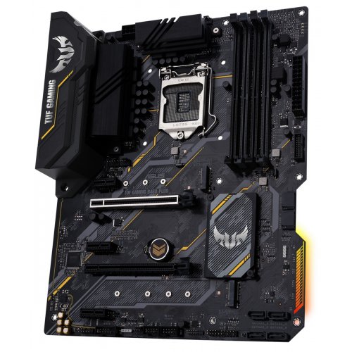 Купить Материнская плата Asus TUF GAMING B460-PLUS (s1200, Intel B460) Factory Recertified с проверкой совместимости: обзор, характеристики, цена в Киеве, Днепре, Одессе, Харькове, Украине | интернет-магазин TELEMART.UA фото