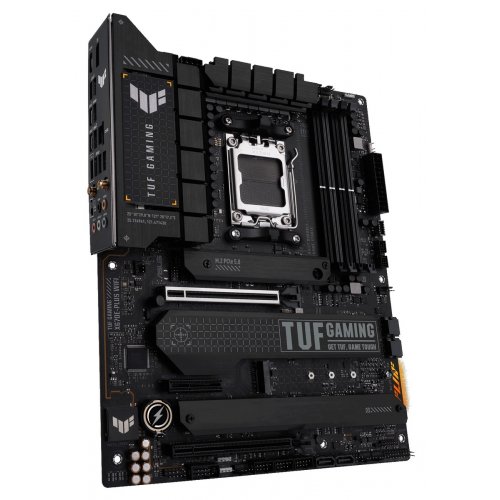 Купить Материнская плата Asus TUF GAMING X670E-PLUS WIFI (sAM5, AMD X670) Factory Recertified с проверкой совместимости: обзор, характеристики, цена в Киеве, Днепре, Одессе, Харькове, Украине | интернет-магазин TELEMART.UA фото