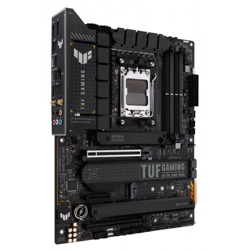 Купить Материнская плата Asus TUF GAMING X670E-PLUS WIFI (sAM5, AMD X670) Factory Recertified с проверкой совместимости: обзор, характеристики, цена в Киеве, Днепре, Одессе, Харькове, Украине | интернет-магазин TELEMART.UA фото