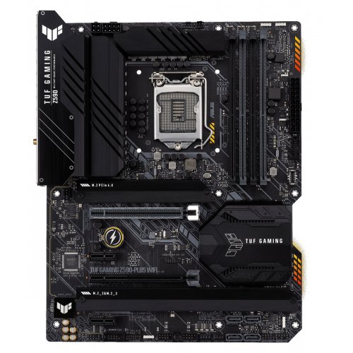 Купить Материнская плата Asus TUF GAMING Z590-PLUS WIFI (s1200, Intel Z590) Factory Recertified с проверкой совместимости: обзор, характеристики, цена в Киеве, Днепре, Одессе, Харькове, Украине | интернет-магазин TELEMART.UA фото