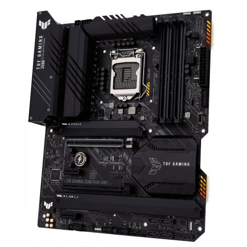 Купить Материнская плата Asus TUF GAMING Z590-PLUS WIFI (s1200, Intel Z590) Factory Recertified с проверкой совместимости: обзор, характеристики, цена в Киеве, Днепре, Одессе, Харькове, Украине | интернет-магазин TELEMART.UA фото