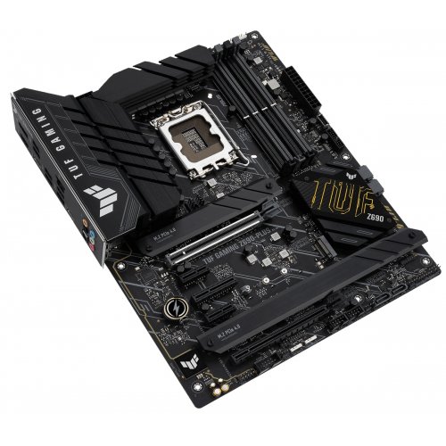 Материнська плата Asus TUF GAMING Z690-PLUS (s1700, Z690) Factory Recertified купити з перевіркою сумісності: огляд, характеристики, ціна у Києві, Львові, Вінниці, Хмельницькому, Івано-Франківську, Україні | інтернет-магазин TELEMART.UA фото