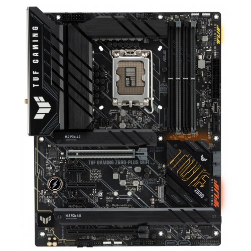 Купить Материнская плата Asus TUF GAMING Z690-PLUS WIFI (s1700, Z690) Factory Recertified с проверкой совместимости: обзор, характеристики, цена в Киеве, Днепре, Одессе, Харькове, Украине | интернет-магазин TELEMART.UA фото
