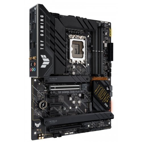 Купить Материнская плата Asus TUF GAMING Z690-PLUS WIFI (s1700, Z690) Factory Recertified с проверкой совместимости: обзор, характеристики, цена в Киеве, Днепре, Одессе, Харькове, Украине | интернет-магазин TELEMART.UA фото