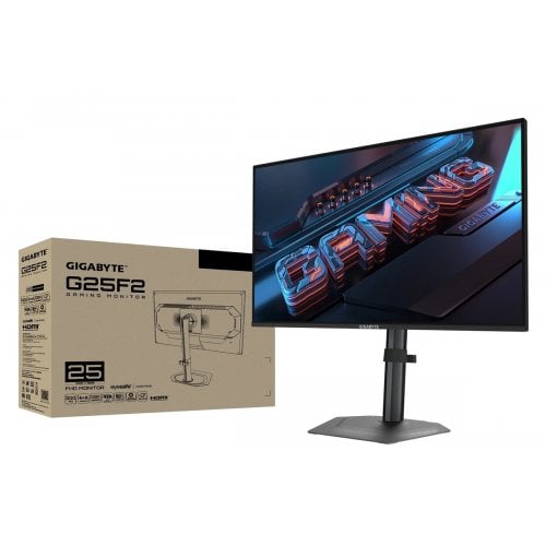 Купити Монітор Gigabyte 24.5" G25F2 Black - ціна в Києві, Львові, Вінниці, Хмельницькому, Франківську, Україні | інтернет-магазин TELEMART.UA фото