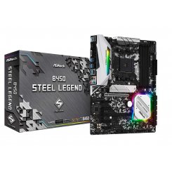Материнская плата AsRock B450 Steel Legend (sAM4, AMD B450) (Восстановлено продавцом, 775589)