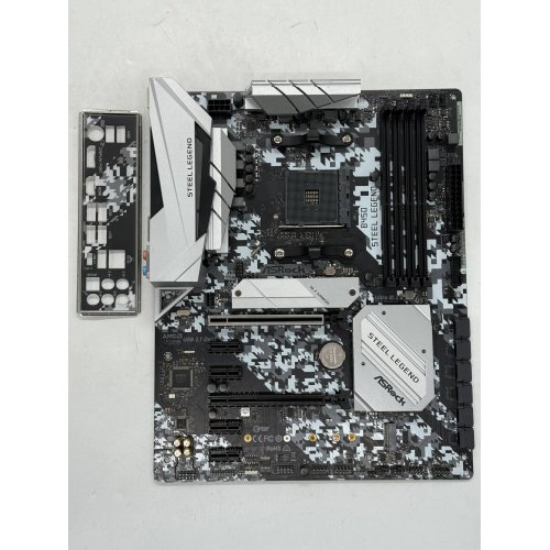 Купить Материнская плата AsRock B450 Steel Legend (sAM4, AMD B450) (Восстановлено продавцом, 775589) с проверкой совместимости: обзор, характеристики, цена в Киеве, Днепре, Одессе, Харькове, Украине | интернет-магазин TELEMART.UA фото