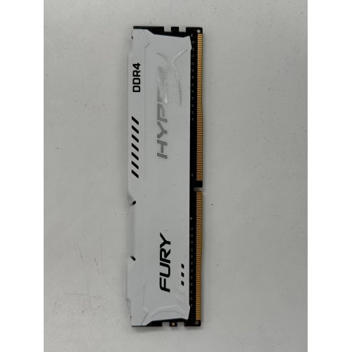 Купить Озу Kingston DDR4 8GB 2666Mhz HyperX FURY White (HX426C16FW2/8) (Восстановлено продавцом, 775618) с проверкой совместимости: обзор, характеристики, цена в Киеве, Днепре, Одессе, Харькове, Украине | интернет-магазин TELEMART.UA фото