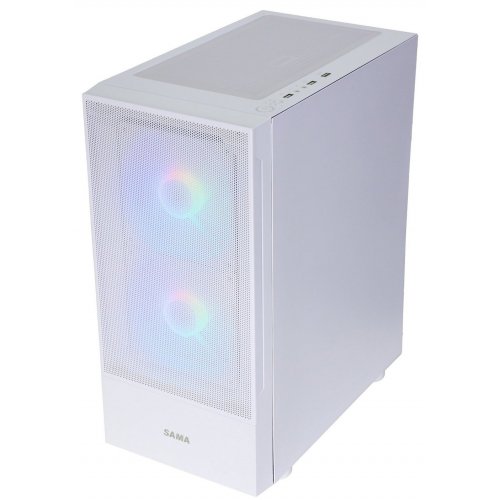 Купить Корпус SAMA 3307 140mm без БП White с проверкой совместимости: обзор, характеристики, цена в Киеве, Днепре, Одессе, Харькове, Украине | интернет-магазин TELEMART.UA фото