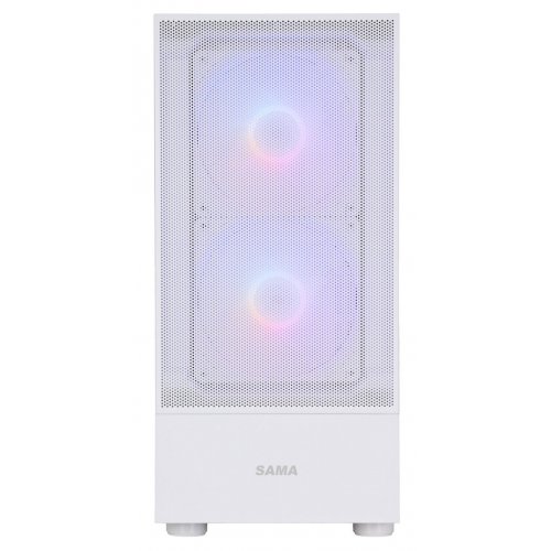 Купить Корпус SAMA 3307 140mm без БП White с проверкой совместимости: обзор, характеристики, цена в Киеве, Днепре, Одессе, Харькове, Украине | интернет-магазин TELEMART.UA фото