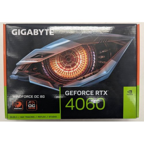 Купить Видеокарта Gigabyte GeForce RTX 4060 Windforce OC 8192MB (GV-N4060WF2OC-8GD) (Восстановлено продавцом, 775802) с проверкой совместимости: обзор, характеристики, цена в Киеве, Днепре, Одессе, Харькове, Украине | интернет-магазин TELEMART.UA фото