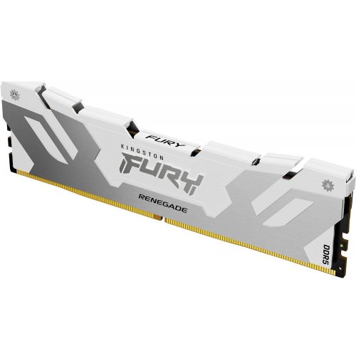 Купить ОЗУ Kingston DDR5 24GB 8000Mhz FURY Renegade Silver/White (KF580C38RW-24) с проверкой совместимости: обзор, характеристики, цена в Киеве, Днепре, Одессе, Харькове, Украине | интернет-магазин TELEMART.UA фото