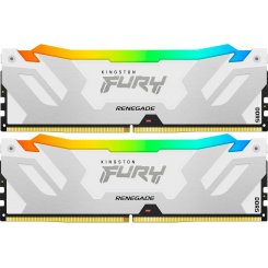 ОЗП Kingston CUDIMM DDR5 48GB (2x24GB) 8800Mhz FURY Renegade Silver/White RGB (KF588CU42RWAK2-48)