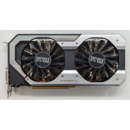 Відеокарта Palit GeForce GTX 1060 JetStream 6144MB (NE51060015J9-1060J) (Відновлено продавцем, 775833) купити з перевіркою сумісності: огляд, характеристики, ціна у Києві, Львові, Вінниці, Хмельницькому, Івано-Франківську, Україні | інтернет-магазин TELEMART.UA фото