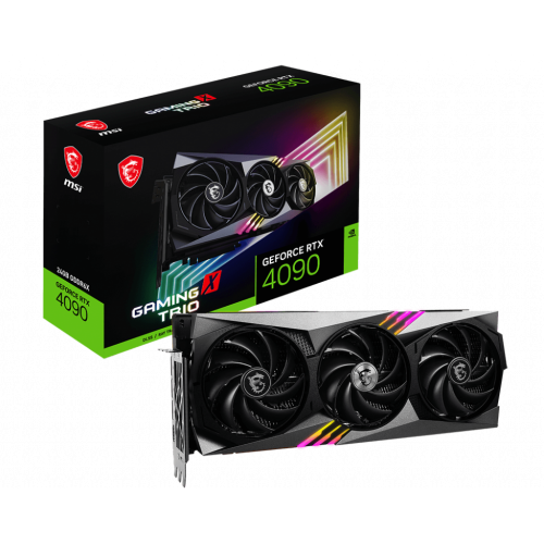 Купить Видеокарта MSI GeForce RTX 4090 GAMING X TRIO 24576MB (RTX 4090 GAMING X TRIO 24G) (Восстановлено продавцом, 775850) с проверкой совместимости: обзор, характеристики, цена в Киеве, Днепре, Одессе, Харькове, Украине | интернет-магазин TELEMART.UA фото