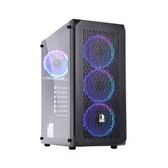 Корпус QUBE SHADOW RGB без БП (SHADOW_FCNU3) Black (Восстановлено продавцом, 775885)