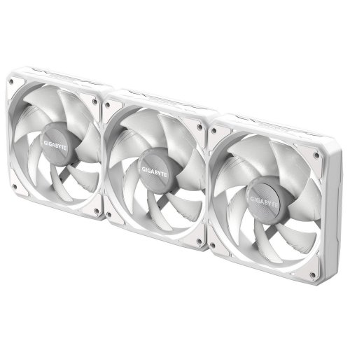 Набір кулерів для корпусу Gigabyte EZ CHAIN FAN 120 (3-Pack) (GP-GBT EZFAN1203 ICE) White купити з перевіркою сумісності: огляд, характеристики, ціна у Києві, Львові, Вінниці, Хмельницькому, Івано-Франківську, Україні | інтернет-магазин TELEMART.UA фото