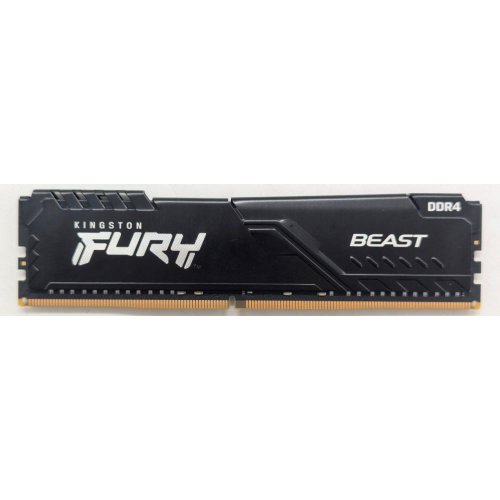 Озп Kingston DDR4 32GB 3200Mhz FURY Beast Black (KF432C16BB/32) (Відновлено продавцем, 775926) купити з перевіркою сумісності: огляд, характеристики, ціна у Києві, Львові, Вінниці, Хмельницькому, Івано-Франківську, Україні | інтернет-магазин TELEMART.UA фото