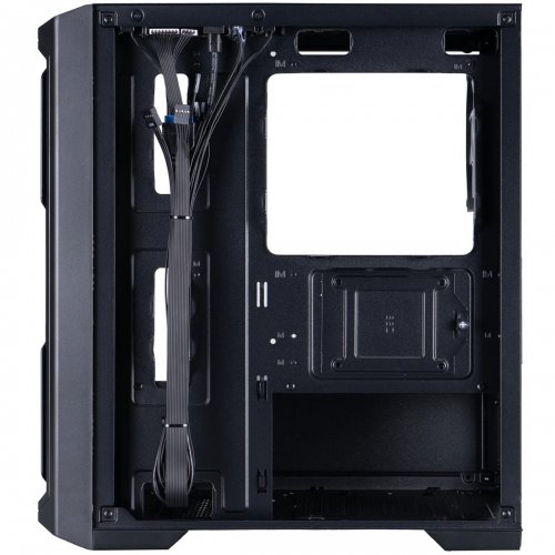 Корпус 1stPlayer H2-BK-4F7 без БЖ Black купити з перевіркою сумісності: огляд, характеристики, ціна у Києві, Львові, Вінниці, Хмельницькому, Івано-Франківську, Україні | інтернет-магазин TELEMART.UA фото