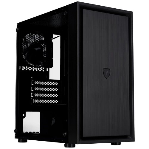 Корпус 1stPlayer B5-M-BK-3F без БЖ Black купити з перевіркою сумісності: огляд, характеристики, ціна у Києві, Львові, Вінниці, Хмельницькому, Івано-Франківську, Україні | інтернет-магазин TELEMART.UA фото
