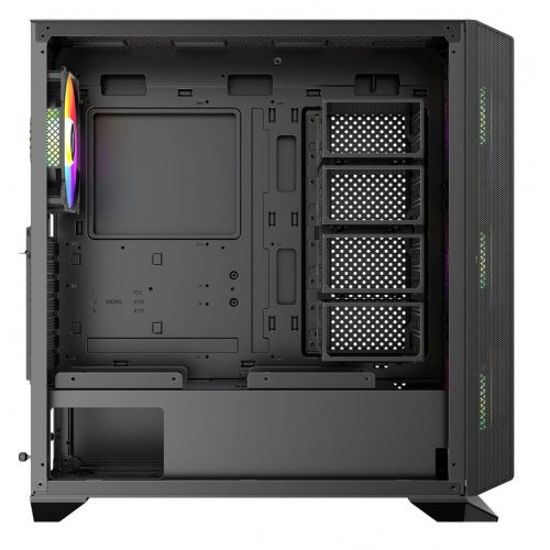 Корпус 1stPlayer PS8MX-BK без БЖ Black купити з перевіркою сумісності: огляд, характеристики, ціна у Києві, Львові, Вінниці, Хмельницькому, Івано-Франківську, Україні | інтернет-магазин TELEMART.UA фото