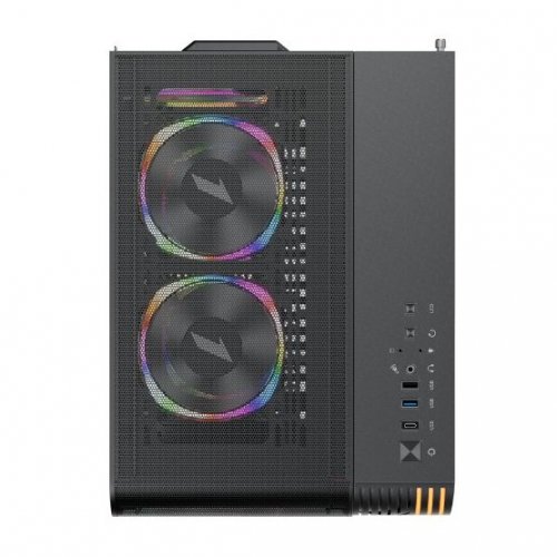 Корпус 1stPlayer VT5-BK без БЖ Black купити з перевіркою сумісності: огляд, характеристики, ціна у Києві, Львові, Вінниці, Хмельницькому, Івано-Франківську, Україні | інтернет-магазин TELEMART.UA фото