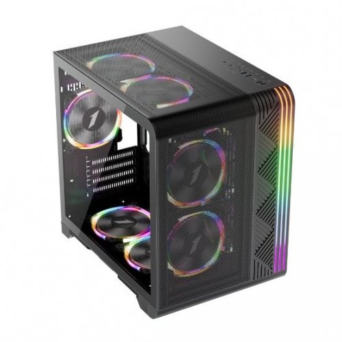 Корпус 1stPlayer VT5-BK без БЖ Black купити з перевіркою сумісності: огляд, характеристики, ціна у Києві, Львові, Вінниці, Хмельницькому, Івано-Франківську, Україні | інтернет-магазин TELEMART.UA фото
