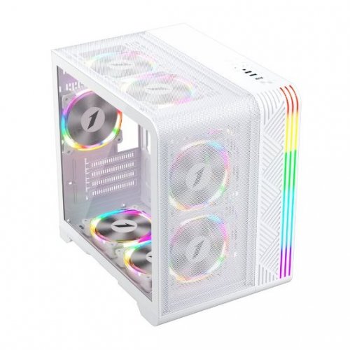 Корпус 1stPlayer VT5-WH без БЖ White купити з перевіркою сумісності: огляд, характеристики, ціна у Києві, Львові, Вінниці, Хмельницькому, Івано-Франківську, Україні | інтернет-магазин TELEMART.UA фото