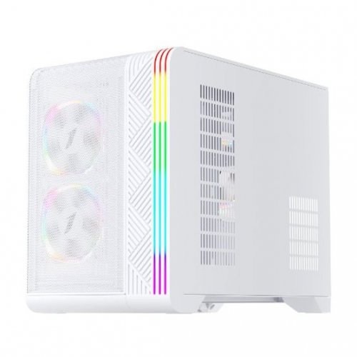 Корпус 1stPlayer VT6-WH без БЖ White купити з перевіркою сумісності: огляд, характеристики, ціна у Києві, Львові, Вінниці, Хмельницькому, Івано-Франківську, Україні | інтернет-магазин TELEMART.UA фото