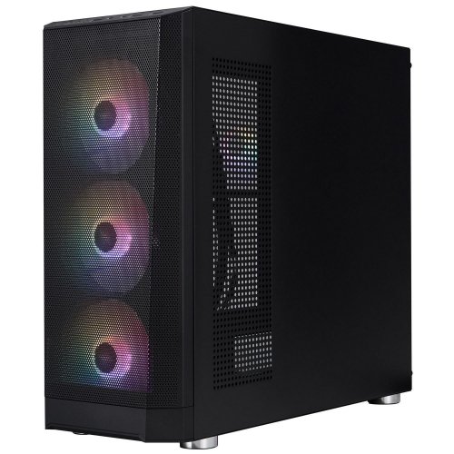 Корпус 1stPlayer FD5-M-BK-4F1 без БЖ Black купити з перевіркою сумісності: огляд, характеристики, ціна у Києві, Львові, Вінниці, Хмельницькому, Івано-Франківську, Україні | інтернет-магазин TELEMART.UA фото