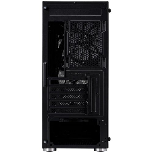 Корпус 1stPlayer FD5-M-BK-4F1 без БЖ Black купити з перевіркою сумісності: огляд, характеристики, ціна у Києві, Львові, Вінниці, Хмельницькому, Івано-Франківську, Україні | інтернет-магазин TELEMART.UA фото