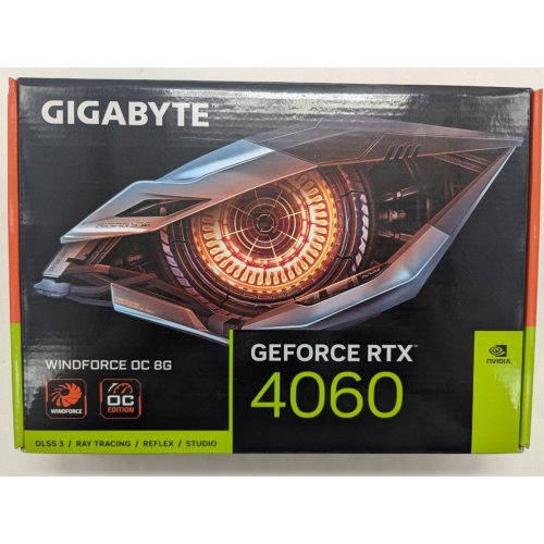Купить Видеокарта Gigabyte GeForce RTX 4060 Windforce OC 8192MB (GV-N4060WF2OC-8GD) (Восстановлено продавцом, 776156) с проверкой совместимости: обзор, характеристики, цена в Киеве, Днепре, Одессе, Харькове, Украине | интернет-магазин TELEMART.UA фото