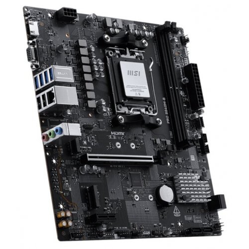 Материнська плата MSI PRO B840M-B (sAM5, AMD B840) купити з перевіркою сумісності: огляд, характеристики, ціна у Києві, Львові, Вінниці, Хмельницькому, Івано-Франківську, Україні | інтернет-магазин TELEMART.UA фото