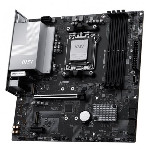 Материнська плата MSI PRO B840M-P WIFI6E (sAM5, AMD B840) купити з перевіркою сумісності: огляд, характеристики, ціна у Києві, Львові, Вінниці, Хмельницькому, Івано-Франківську, Україні | інтернет-магазин TELEMART.UA фото