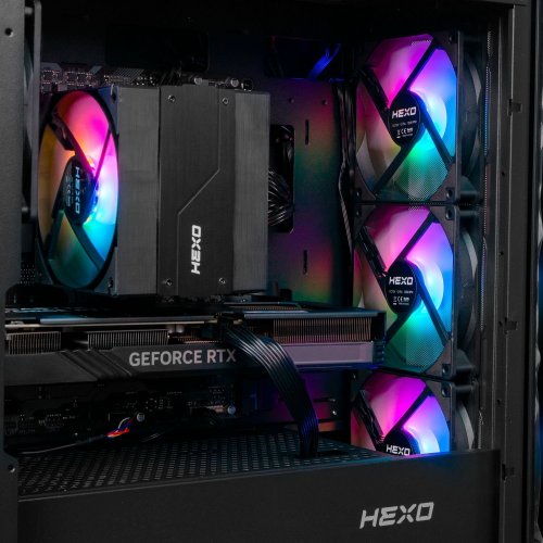 Купити Комп'ютер HEXO Gaming TwinFront Pro (HGP-TF8400FN5070-D532S1TBK) Black - ціна в Києві, Львові, Вінниці, Хмельницькому, Франківську, Україні | інтернет-магазин TELEMART.UA фото