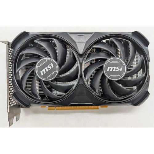 Відеокарта MSI GeForce RTX 4060 VENTUS 2X BLACK OC 8192MB (RTX 4060 VENTUS 2X BLACK 8G OC) (Відновлено продавцем, 776197) купити з перевіркою сумісності: огляд, характеристики, ціна у Києві, Львові, Вінниці, Хмельницькому, Івано-Франківську, Україні | інтернет-магазин TELEMART.UA фото