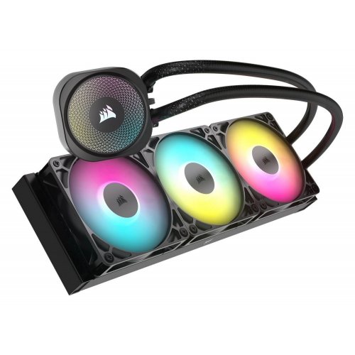 Купить Уценка готовая сво Corsair NAUTILUS 360 RS ARGB (CW-9060093-WW) Black (Следы установки, 776221) с проверкой совместимости: обзор, характеристики, цена в Киеве, Днепре, Одессе, Харькове, Украине | интернет-магазин TELEMART.UA фото