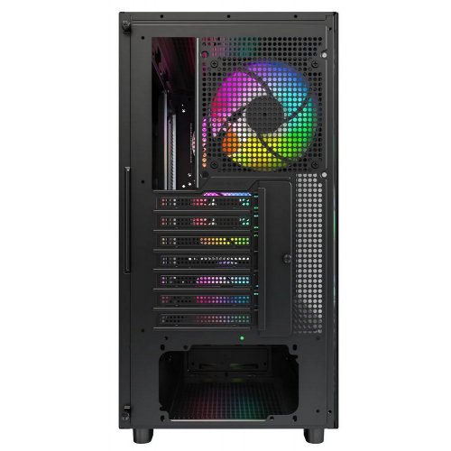 Корпус Montech XR Wood без БЖ Black купити з перевіркою сумісності: огляд, характеристики, ціна у Києві, Львові, Вінниці, Хмельницькому, Івано-Франківську, Україні | інтернет-магазин TELEMART.UA фото